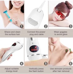 Laser Hair Removal IPL Hair Removal for Women and Men Permanent Painless at-H…