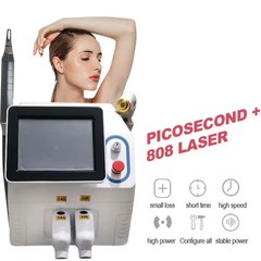 755 808 1064nm 2In1 Diode Laser Hair Removal Pico Laser Tattoo Removal Machine