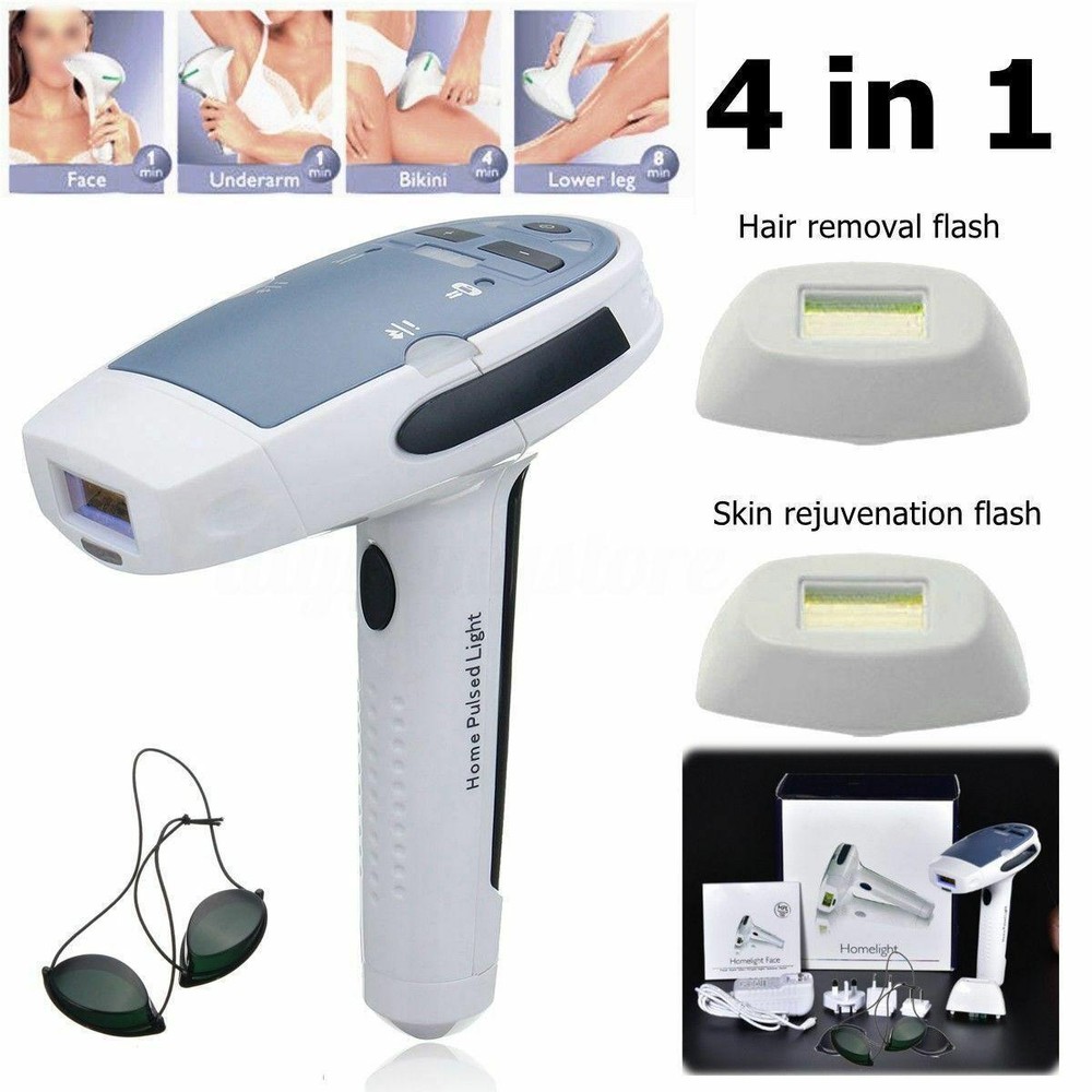 4 in1 Laser IPL Permanent Hair Removal Device Face & Body Skin Painless Epilator