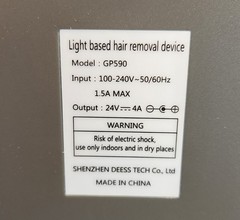 DEESS IPL Hair Removal, Skin Rejuvenation & Acne Treatment Beauty Device GP590