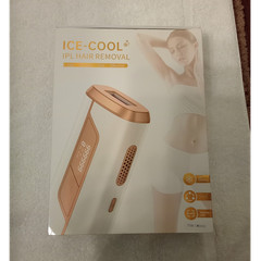 ICE-COOL Ice Cooling IPL Hair Removal Device Face Legs Bikini White/Rose Gold