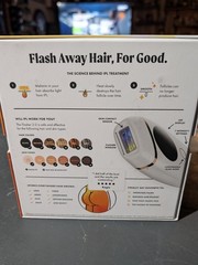 Nood The Flasher IPL Permanent Hair Removal Pain-Free LED Display 2.0 Open Box