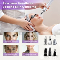 2 IN 1 755 808 1064nm Diode Laser Hair Removal Machine Pico Laser Tattoo Removal