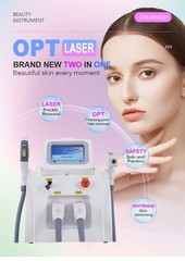 OPT 2-in-1 Hair Removal Machine Full Body Use Skin Smooth Reduce Unwanted Hair