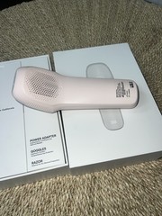 INIA IPL Hair Removal Device Kit, Pink w/ Power Adapter, Goggles & Razor