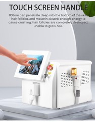 808 laser hair removal device, ice platinum hair removal head, fast hair removal