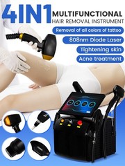 4-in-1 Diode Laser Pico IPL RF Hair Removal Skin Rejuvenation Tattoo Removal