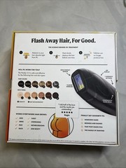 Nood The Flasher 2.0 IPL Laser Hair Removal Handset-BLACK – NEW-Open Box