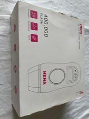 Hena IPL Permanent Hair Removal System w/ Charger 400,000 Pulses Mint Condition