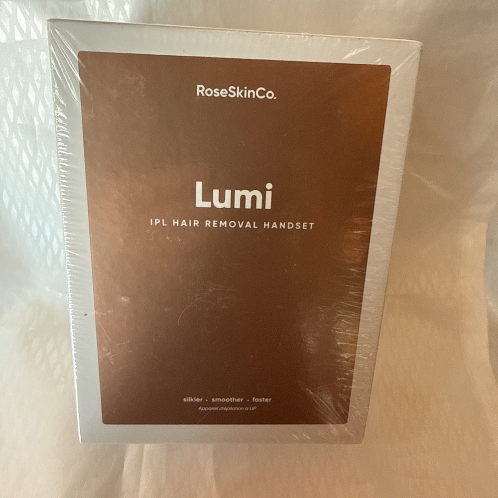 NEW RoseSkinCo Lumi IPL Hair Removal Handset Silkier Smoother Faster SEALED BOX