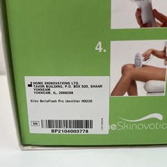 New Silk’n BellaFlash Pro Touch & Glide HPL Technology Hair Removal Device