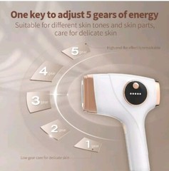 IPL Hair Removal Device 5 Energy Levels, Men Women Facial Legs Arms Bikini Line