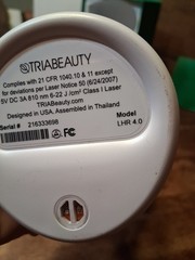 TRIA BEAUTY LASER HAIR REMOVAL DEVICE 4X WITH CHARGER & MANUAL Pink