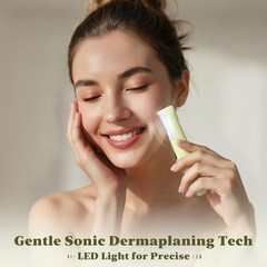 Dermaplaning Tool for , Dermaplane Razor for Light Exfoliation & Peach Fuzz H…