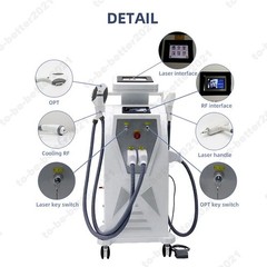 3in1 Multifunctional RF OPT Laser Tattoo Hair Removal Skin Tightening Machine