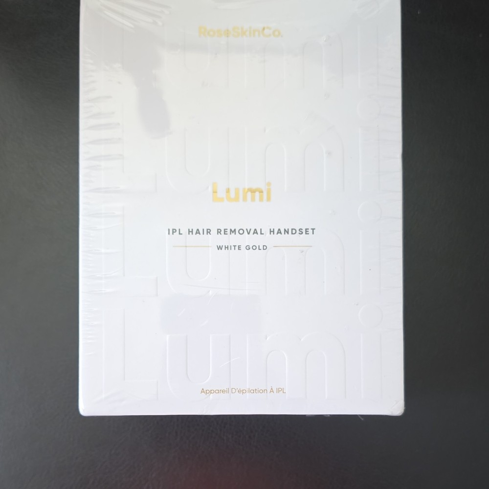 RoseSkinCo. Lumi IPL Hair Removal Device White Gold Body Legs Arms Bikini