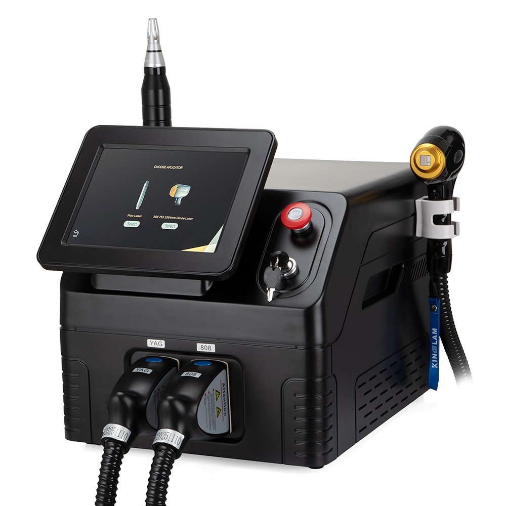 2-In-1 Picosecond 808 Diode Laser Machine for Hair Removal Tattoo Removal Skin