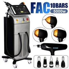 Diode Laser+Picolaser 10Bars FAC 5000W Hair Removal Machine 755/808/940/1064