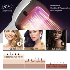 808nm ICE diode laser hair removal machine face body skin rejuvenation SPA 3000w