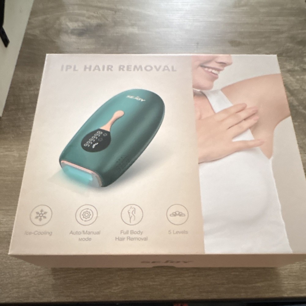 SEJOY TFDA06S-A IPL Hair Removal Device Ice Cooling Auto/Manual 5 Levels Green