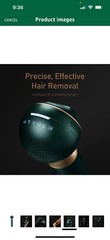BoSidin Mini Hair Removal – Green. Used approx. 2 hours. 