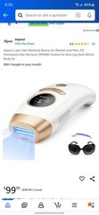 Aopvui Laser Hair Removal Device for Women and Men 999900 Flashes for Whole Body
