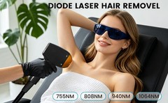 2IN1 4000W Diode Pico Laser Ice Painless Hair & Tattoo Removal Salon Machine