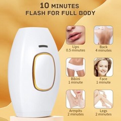 IPL Hair Removal Device for Women & Men – Lasting Hair Regrowth Reduction