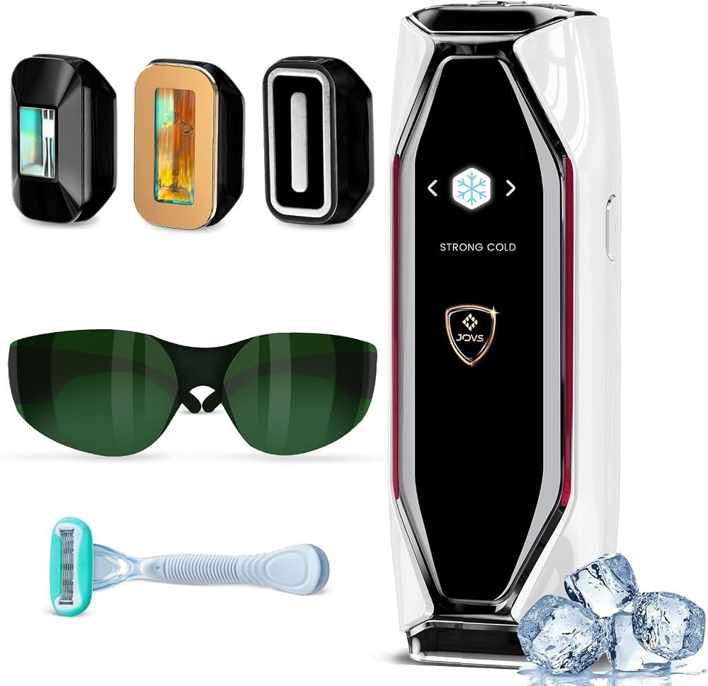 JOVS Laser Hair Removal, 37°F Painless Hair Removal Device with Sapphire Ice-…
