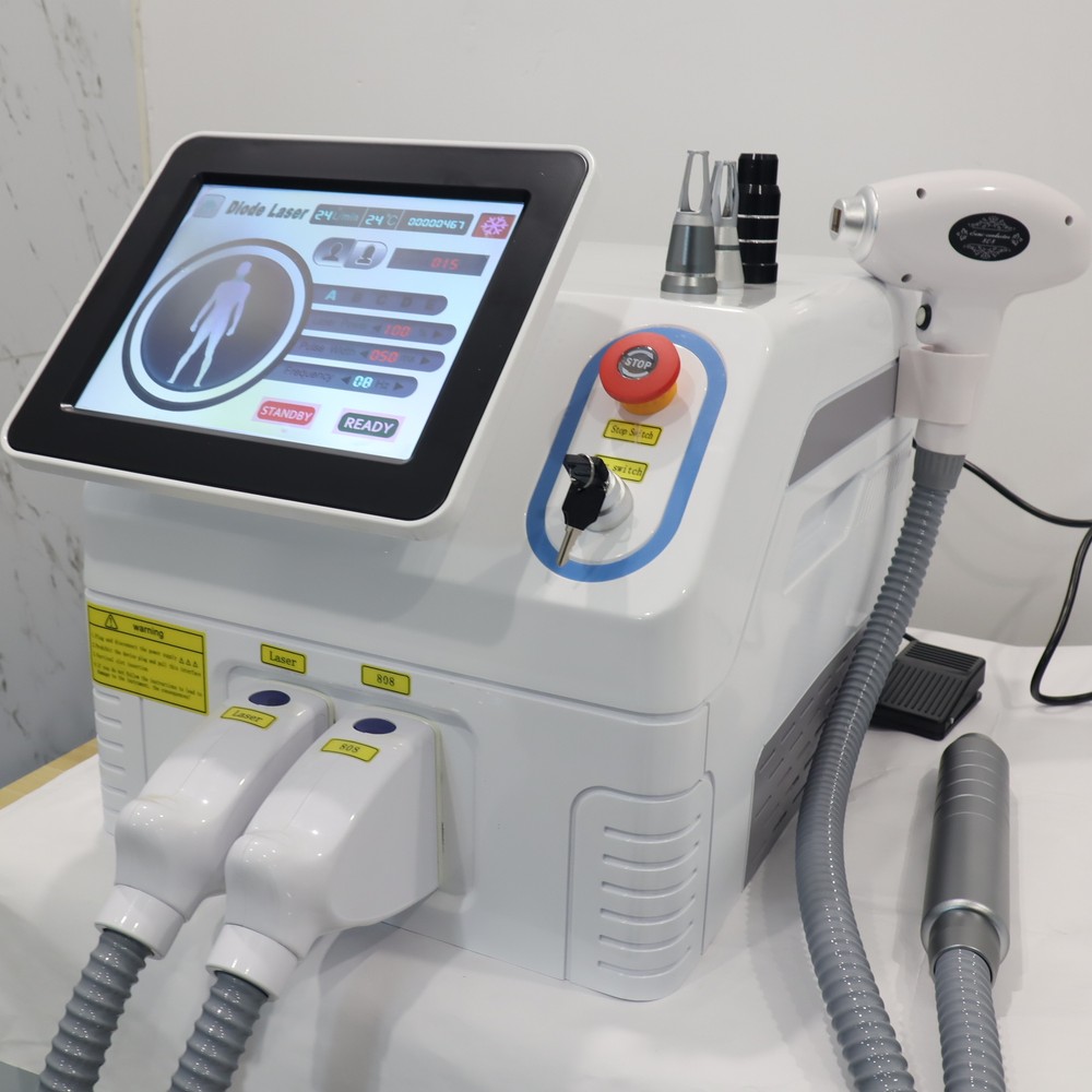 Pro Diode Laser Hair Removal 1064 755 808nm Machine Permanent Skin Rejuvenation