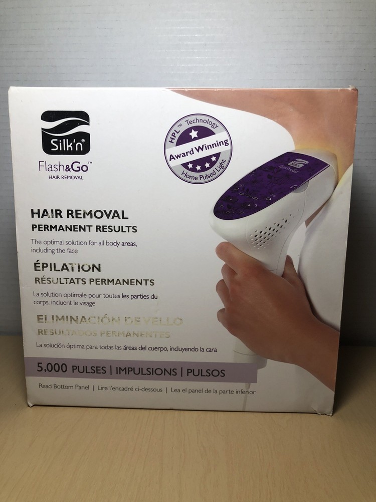 Silk’n Flash&Go Hair Removal Device System Original Box