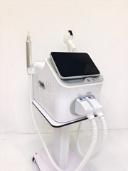 4-Wavelength 2in1 Laser RF Salon Hair Reduction Tattoo Pigment Skin Care Machine
