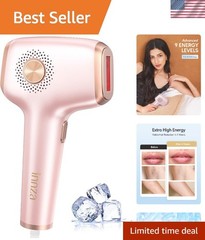 Rose Gold IPL Hair Removal Device with Ice Cooling Technology, 999,999 Flashes