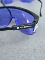 Lot of 3 Purple Laser Safety Glasses Sperian Honeywell OD 5.2 592-596nm