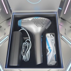 DermRays LHR-V6S-1064 Laser Hair Removal Device IPL SilkPro Complete In Box