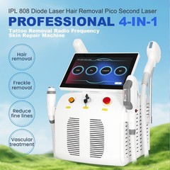 4-in-1 Diode Laser Pico IPL RF Hair Removal Skin Rejuvenation Tattoo Removal