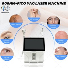 Portable 808nm Diode Laser Pico YAG 2in1 Ice Cooling Salon Beauty Device