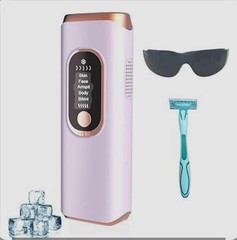 IPL Laser Hair Removal Device, Ice-Cooling Painless Hair Remover For Women,Men