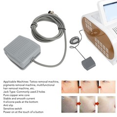 ˜ Tattoo Removal Machine Replacement Pedal 2 Hole Jack 200cm Wire Hair