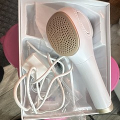 White Gold IPL Hair Removal Device LCD Display Corded for Body Face Bikini