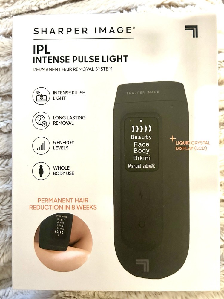NEW SHARPER IMAGE IPL INTENSE PULSED LIGHT Permanent Hair Hair Removal System