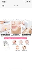 IPL Hair Removal Laser Permanent Body epilator Painless Device 999,999 Flashes