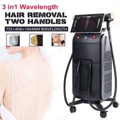 2IN1 Ice Titanium 755nm 808nm 1064nm Diode Laser Painless Hair Removal Machine