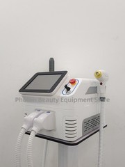 2-in-1 Ice Cooling Multi Wavelength Salon Skin Care Dual Applicator Machine