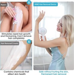 AIMO IPL Hair Removal Ice Cooling Function Facial Hair Removal 500,000 Flashes