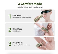 MEGELIN M1 IPL Hair Removal for Women and Men, 23J Sapphire Cooling System Pe…