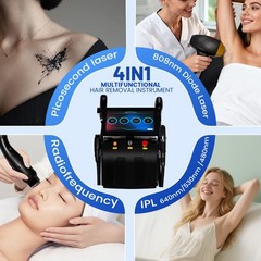4-in-1 Diode Laser Pico IPL RF Hair Removal Skin Rejuvenation Tattoo Removal