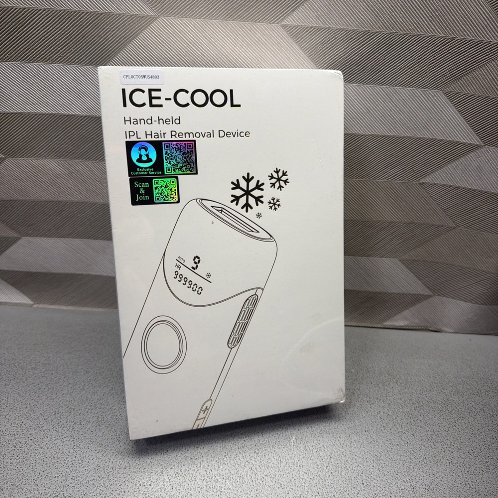 IPL Laser Hair Removal Device 3-in-1 Painless Ice Cooling CT05- New Sealed