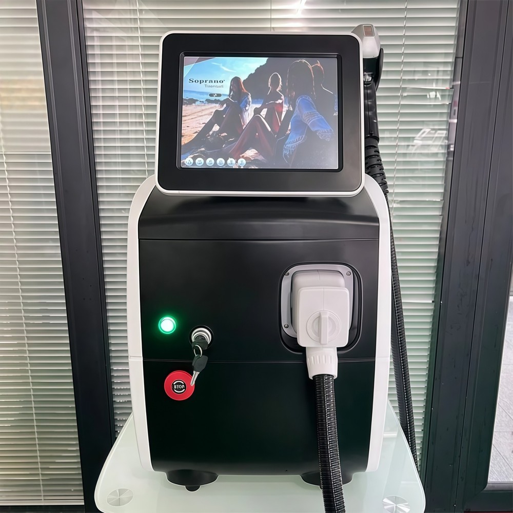 2026 Diode Laser Hair Removal Machine 3 Wavelength 755 1064 808nm Diode Laser