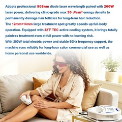 Hot Portable Permanent Diode Laser Hair Removal Machine 808nm Skin Rejuvenation